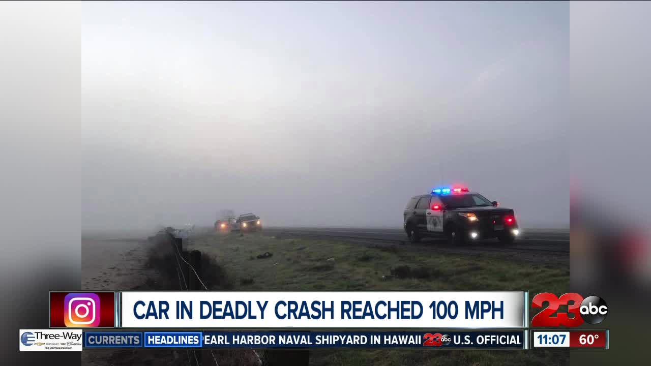 Car in deadly I-5 crash reached 100 mph