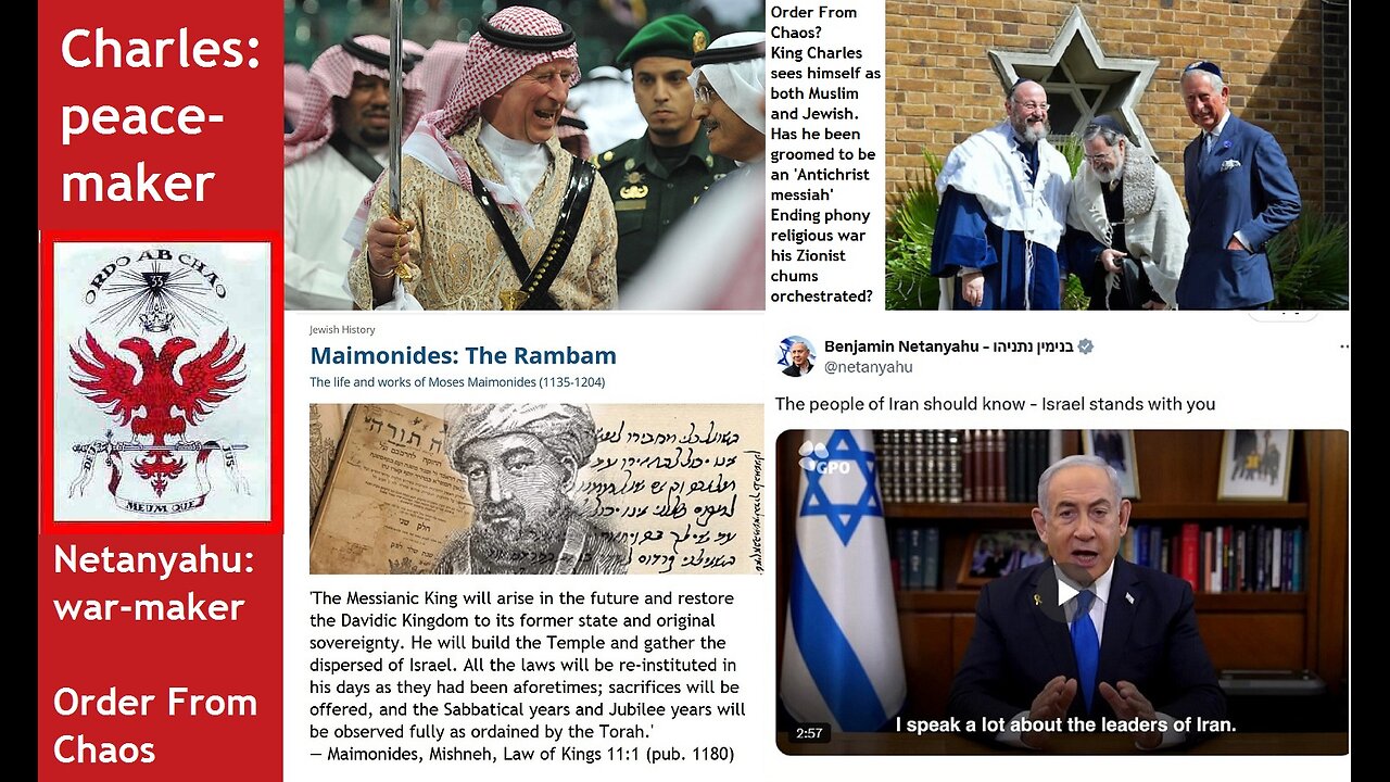 Gaza Genocide, Bible Prophecy, Revelation, Bad Cop Netanyahu, Good Cop King Charles, Tim Cohen