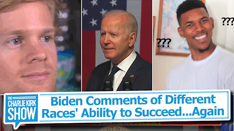 Biden Comments of Different Races' Ability to Succeed...Again