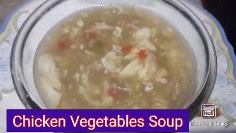 Chicken Vegetables Soup