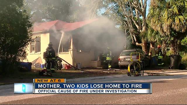 Home destroyed in fire