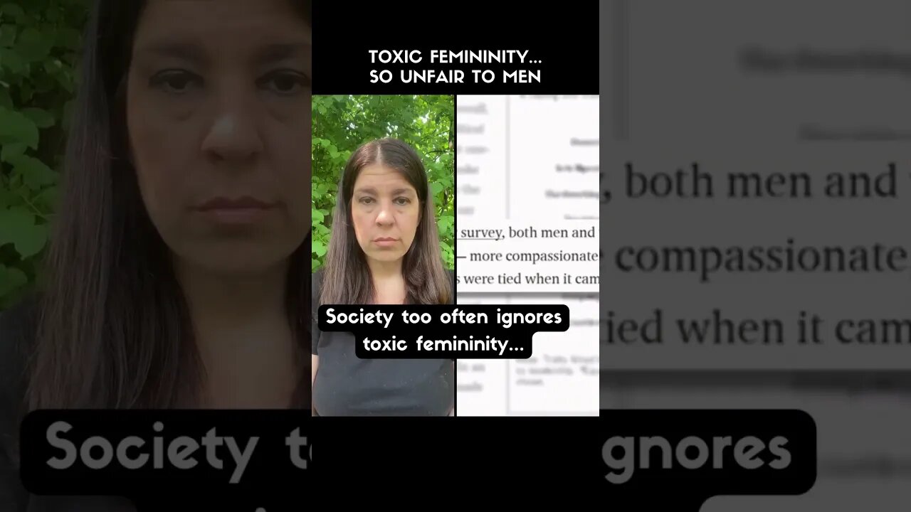 The Unveiling Toxic Femininity Truths…SO Unfair to Men #shorts #menshealth #manosphere #reality