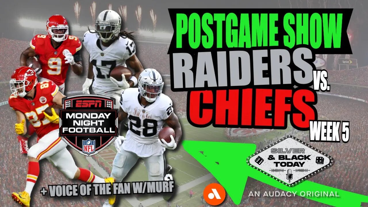 Raiders vs. Chiefs Postgame Show LIVE