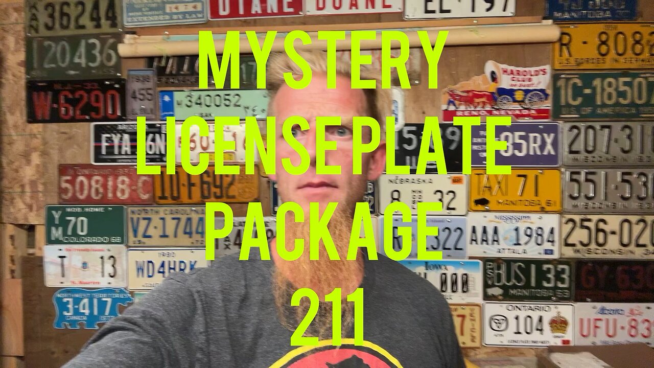 Mystery license plate package 211