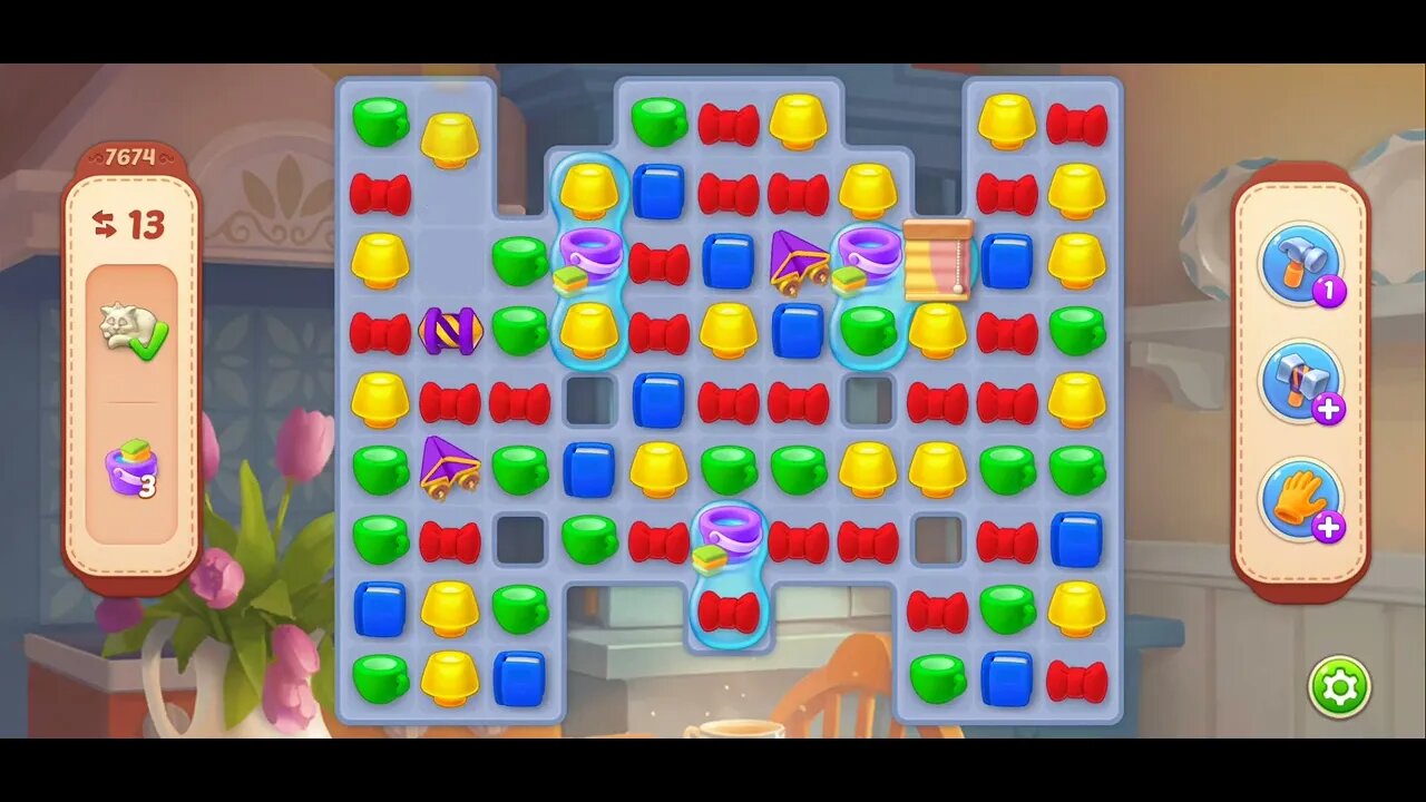 Playrix Homescapes Gameplay Walkthrough Level 7674