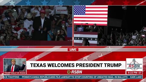 Short video of me chanting USA from Trump Rally in Texas