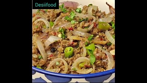 Mutton khara piyaz qeema