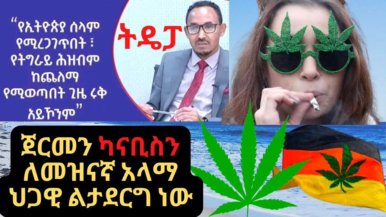 Ethiopia - “የኢትዮጲያ ሰላም የሚረጋገጥበት ትግራይም ከጨለማ የምትወጣበት ጊዜ ሩቅ አይሆንም“ | ጀርመን ካናቢስን ለመዝናኛ አላማ ህጋዊ ልታደርግ ነው