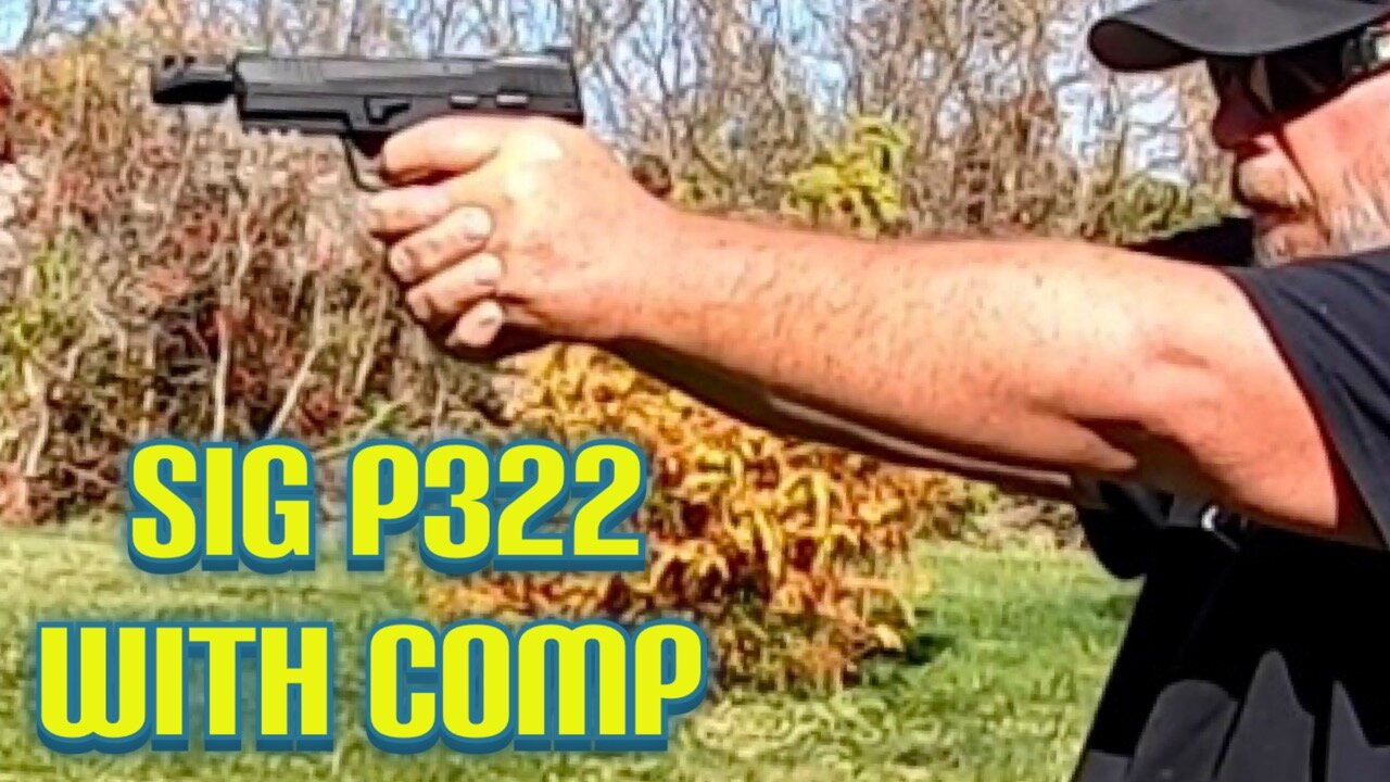 Sig Sauer P322 With A Tandemkross Game Changer PRO Squared Compensator