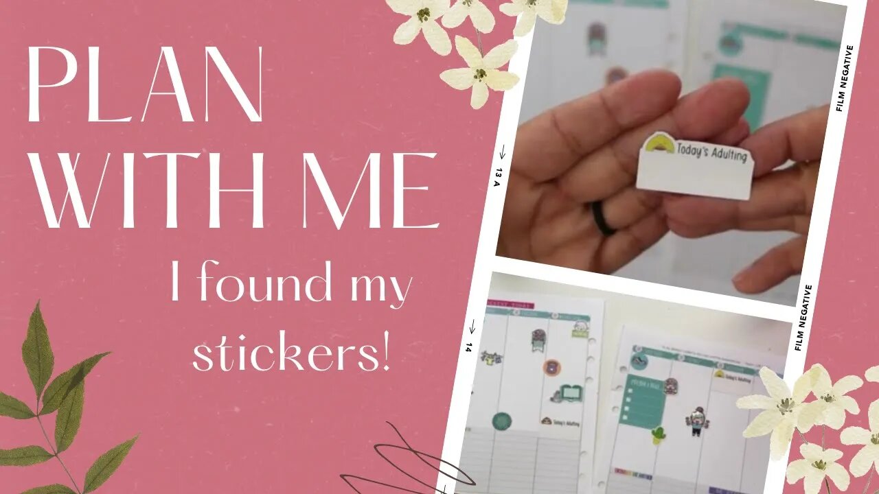 Plan With Me - Found My Stickers!