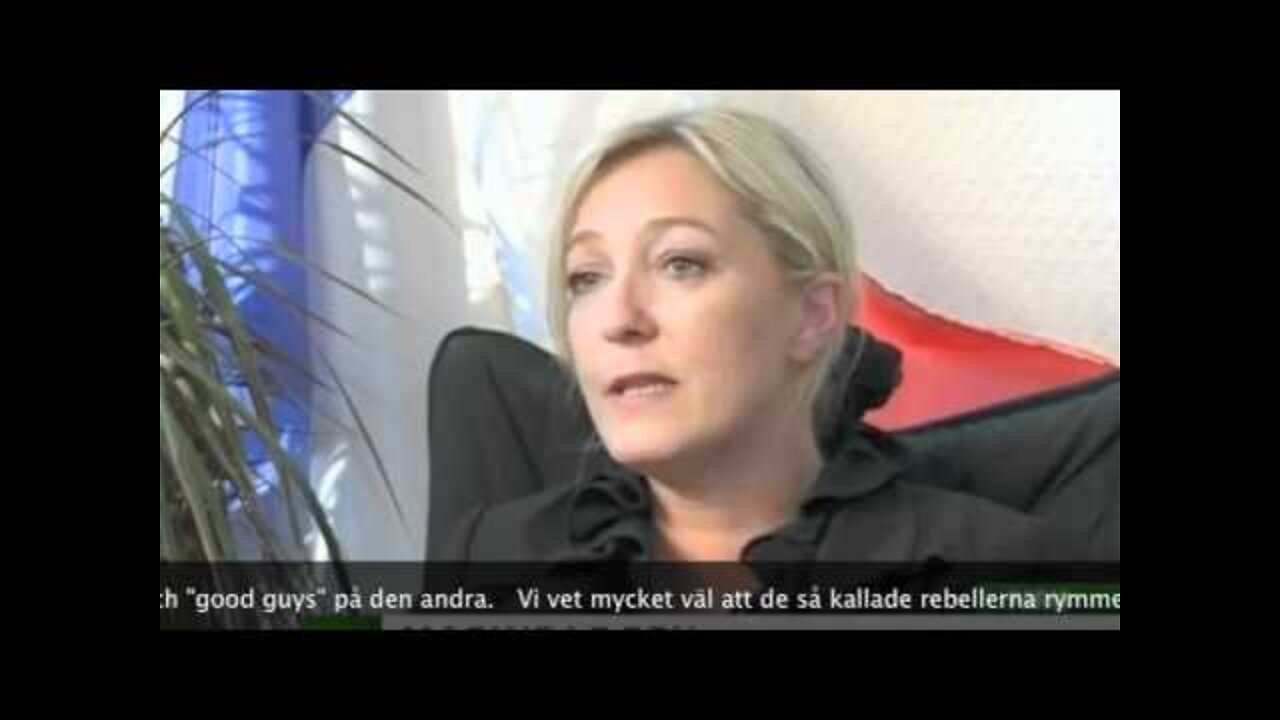 RT intervju med Le Pen