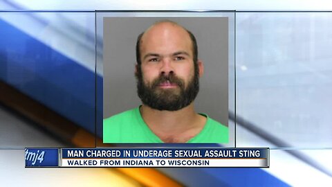 Former Oshkosh man accused of walking from Indiana to Wisconsin to have sex with teen