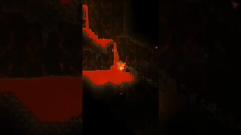 Why am I driving through lava? #terraria