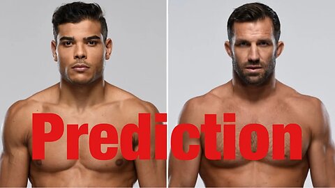 Luke Rockhold Vs Paulo Costa Early Prediction