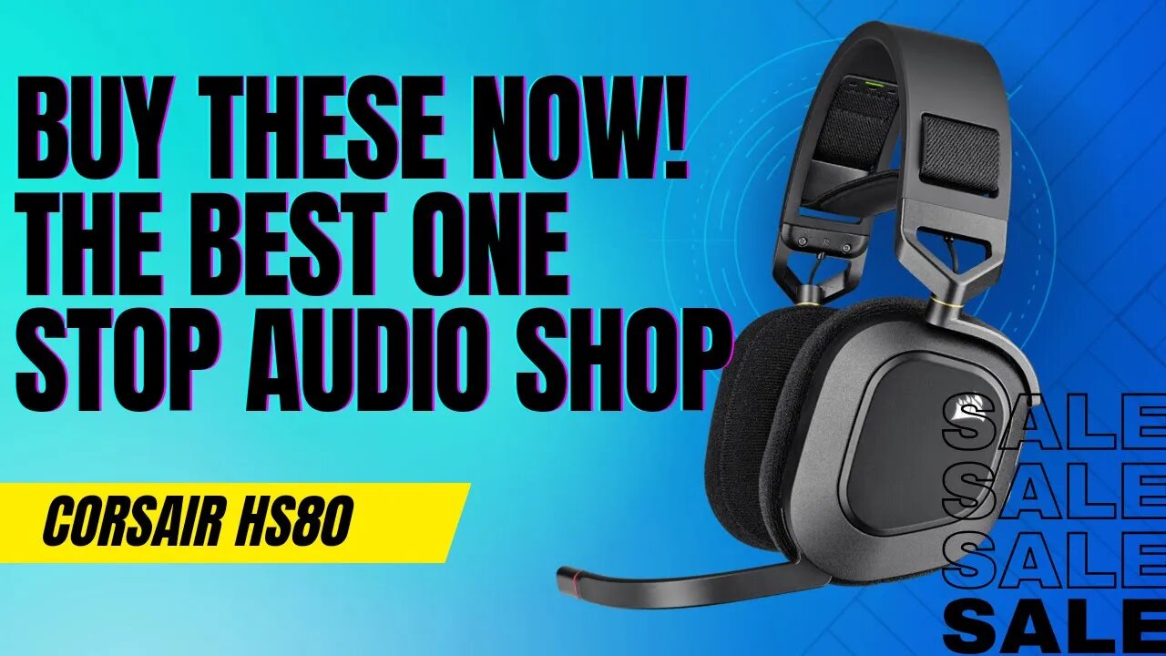 Catch The Amazon Prime Deals On The Corsair Hs80 - The Best Gaming Headset Mic Around!