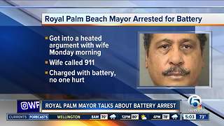 Royal Palm Beach mayor arrested, charged with battery