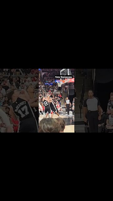 Victor Wembanyama Power Rebound San Antonio Spurs vs houston Rockets