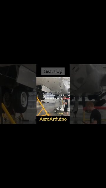 Giant #A320 Hangar Gear Swing Test #Aviation #AeroArduino