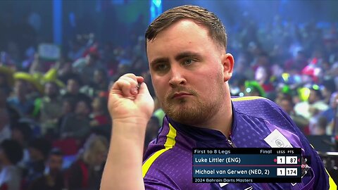 LUKE LITTLER'S FIRST TV TITLE! Llttler v Van Gerwen | 2024 Bahrain Drats Mesters Full FInals