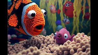 Movies crocheted by Midjourney