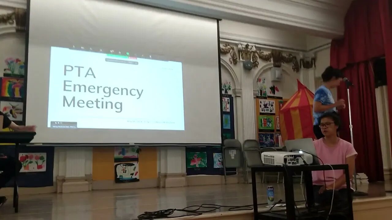 of PS 172 PTA Meeting. 5/16/23 #bordercrisis #migrantcrisis #migrants