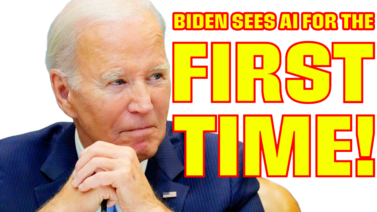 Joe Biden sees AI video of himself for the FIRST TIME!