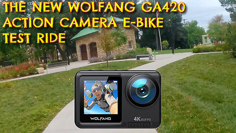 The New Wolfang GA420 Action Camera E-Bike Test Ride