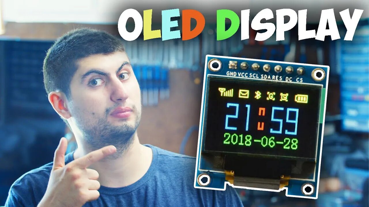 MULTI COLOR OLED DISPLAY FOR ARDUINO | I2C SPI LCD