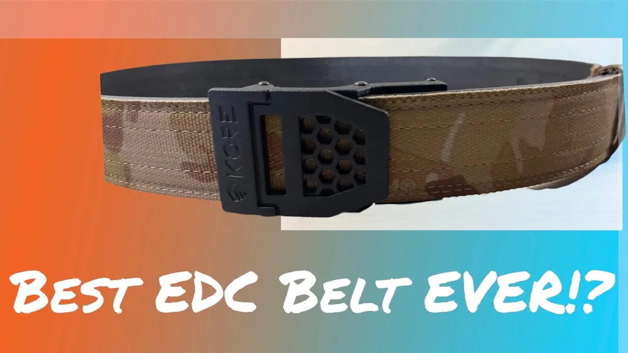 The Best EDC Gun Belt Ever! @KORE BRAND