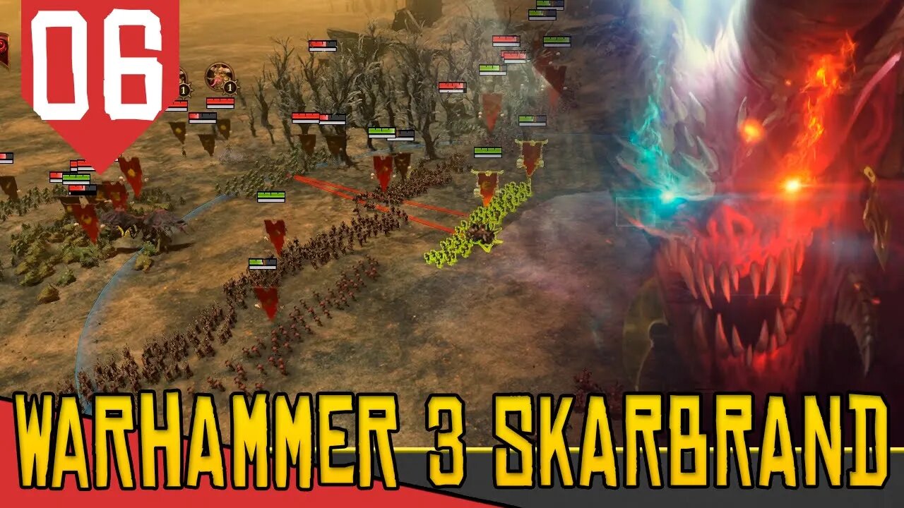 Caçando a Fonte da PESTE - Total War Warhammer 3 Skarbrand #06 [Série Gameplay Português PT-BR]