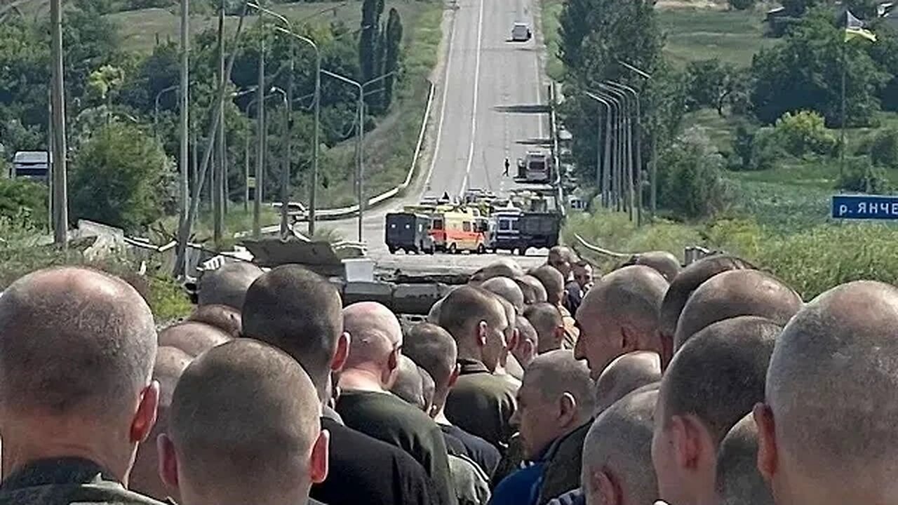 Ukraine Russia prisoners exchange footage