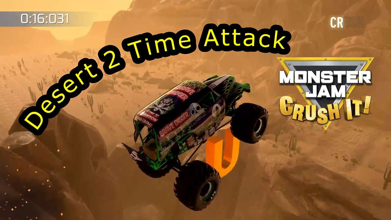 Monster Jam Crush It!: Hill Climb: Desert 2 Time Attack