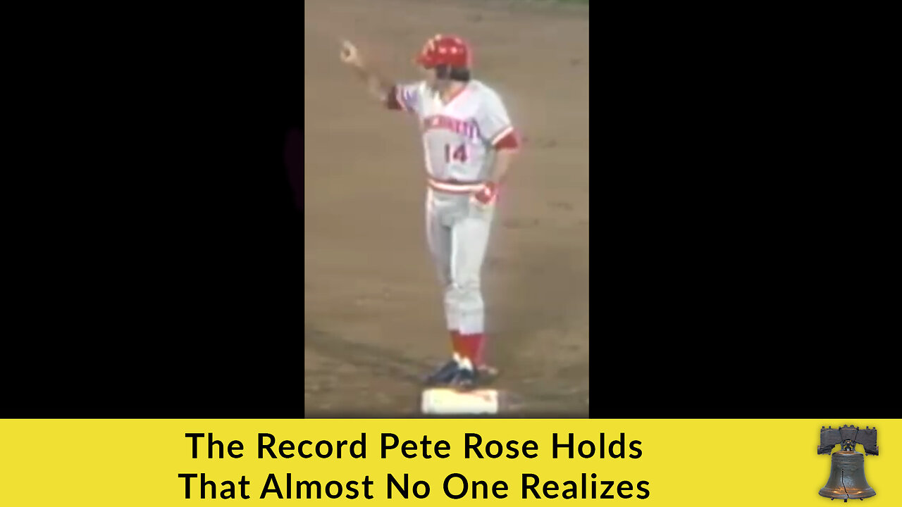 The Record Pete Rose Holds That Almost No One Realizes