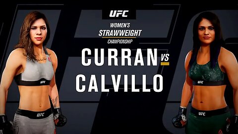 EA Sports UFC 3 Gameplay Cynthia Calvillo vs Kailin Curran