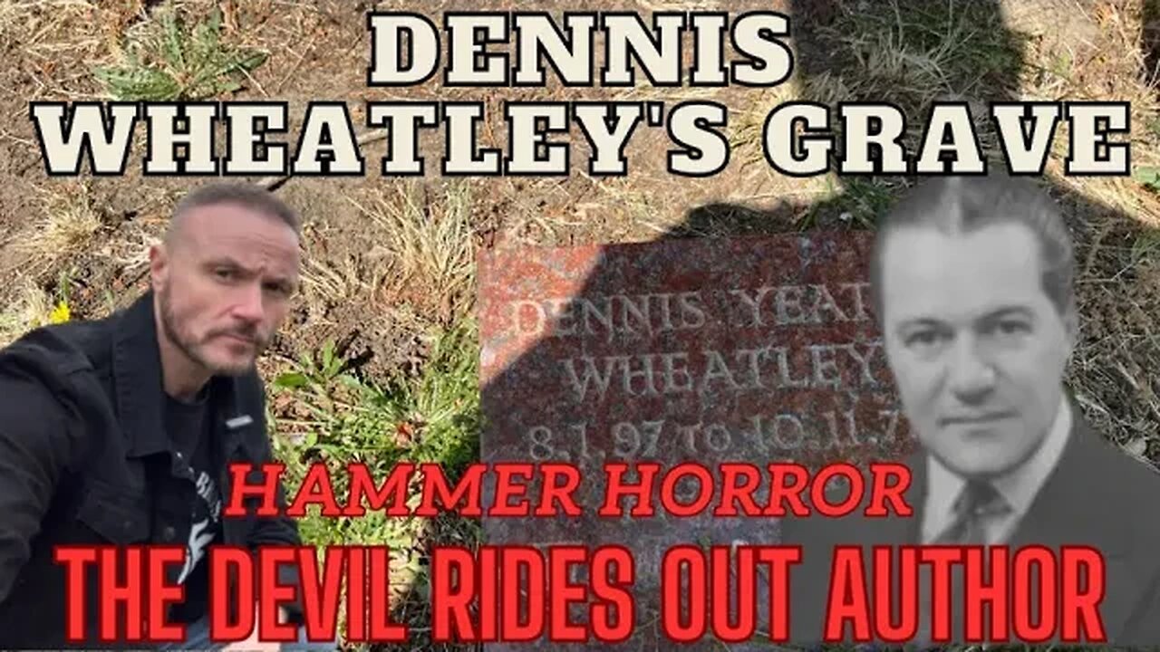 Dennis Wheatley's Grave - Famous Graves - Devil Rides Out Author