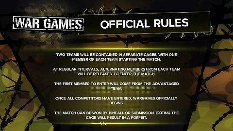 WWE 2K23 - Males - War Games Match