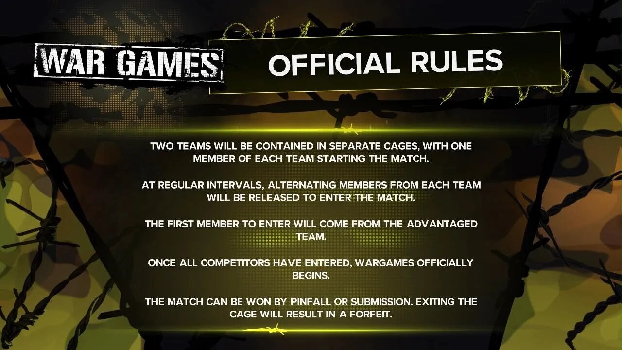 WWE 2K23 - Males - War Games Match