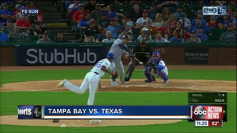 Rougned Odor's home run pushes Texas Rangers past AL wild card-leading Tampa Bay Rays 10-9