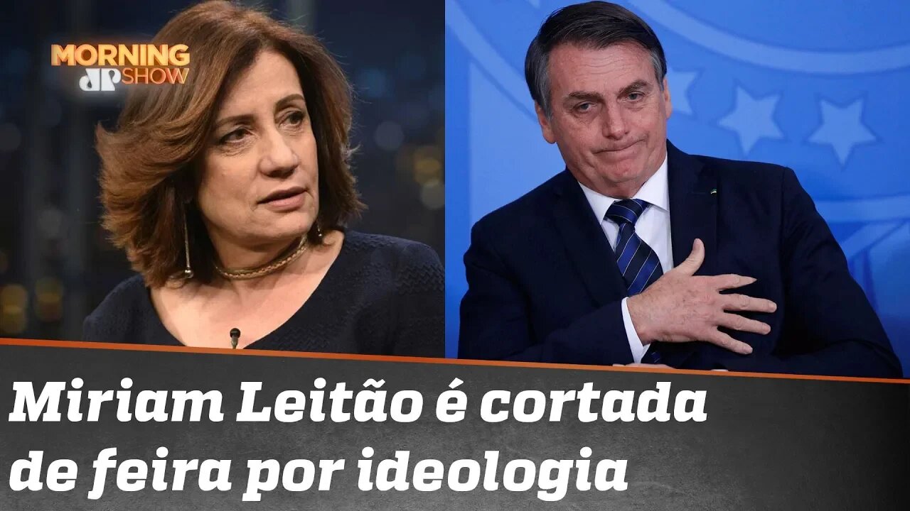 Após ser cortada de feira literária, Miriam Leitão recebe apoio