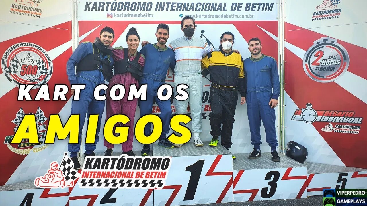 KART COM OS AMIGOS! | Corrida Kart 13HP Kartódromo Internacional de Betim [EM OFF]