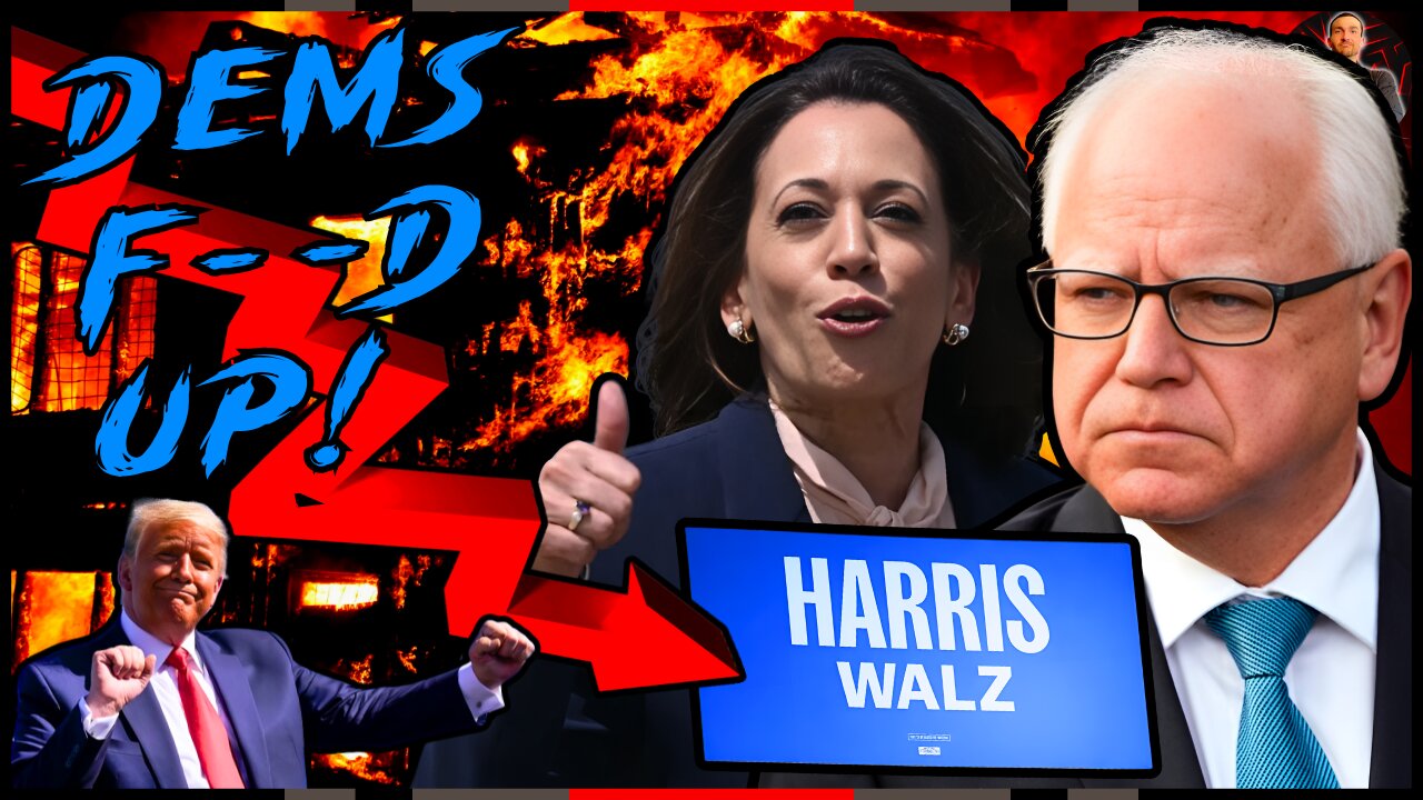 Kamala Harris Picks WOKE Tim Walz to Complete SOCIALIST Ticket!