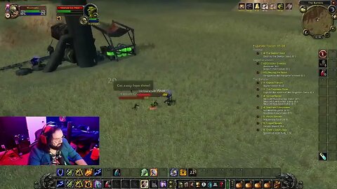 WORLD OF WARCRAFT HARD CORE CLASSIC! LEVEL 14 SHAMAN CLOSE CALL!