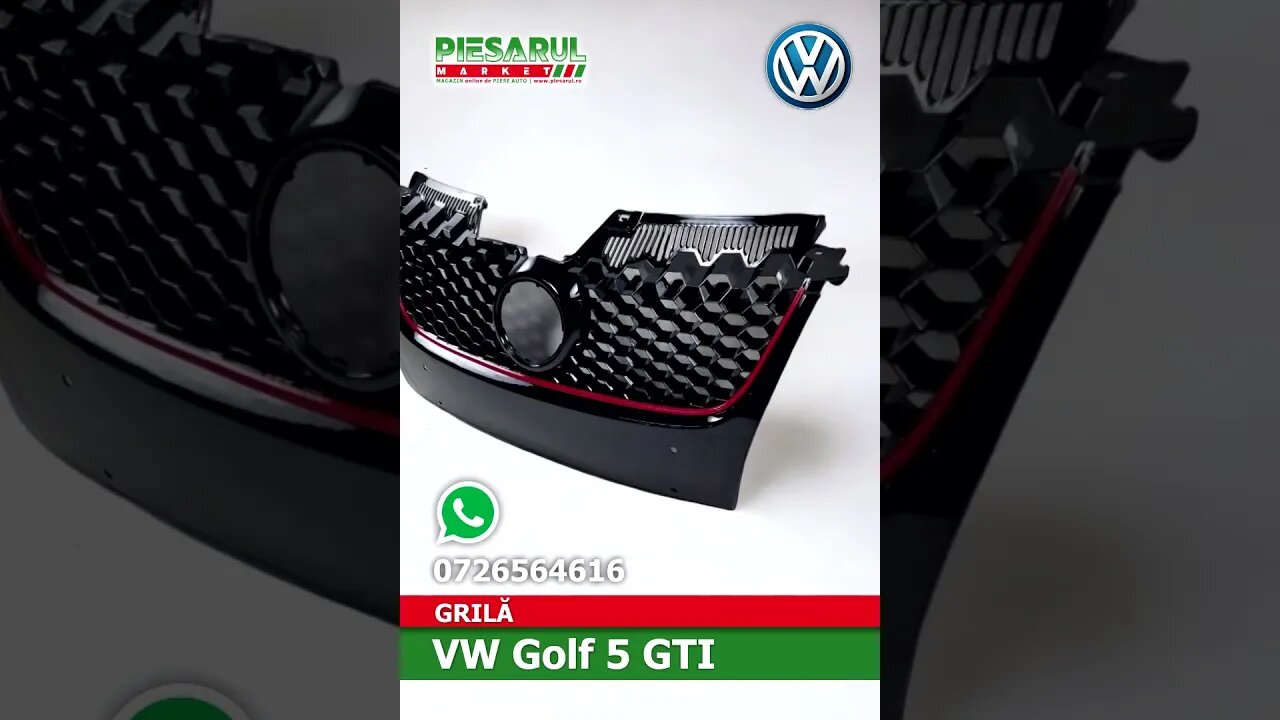 Grila bara fata VW Golf V GTI#piesarul#pieseauto#magazinonline #vw
