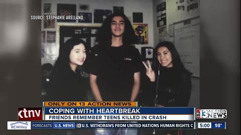 Friends remember teen killed in car crash