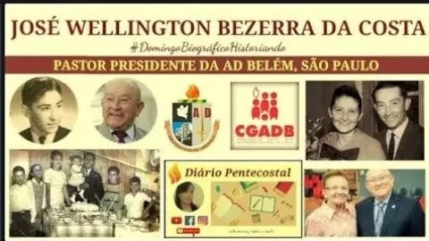 JOSÉ WELLINGTON BEZERRA DA COSTA PRESIDENTE DA ASSEMBLEIA DE DEUS MINISTÉRIO DO BELÉM SÃO PAULO