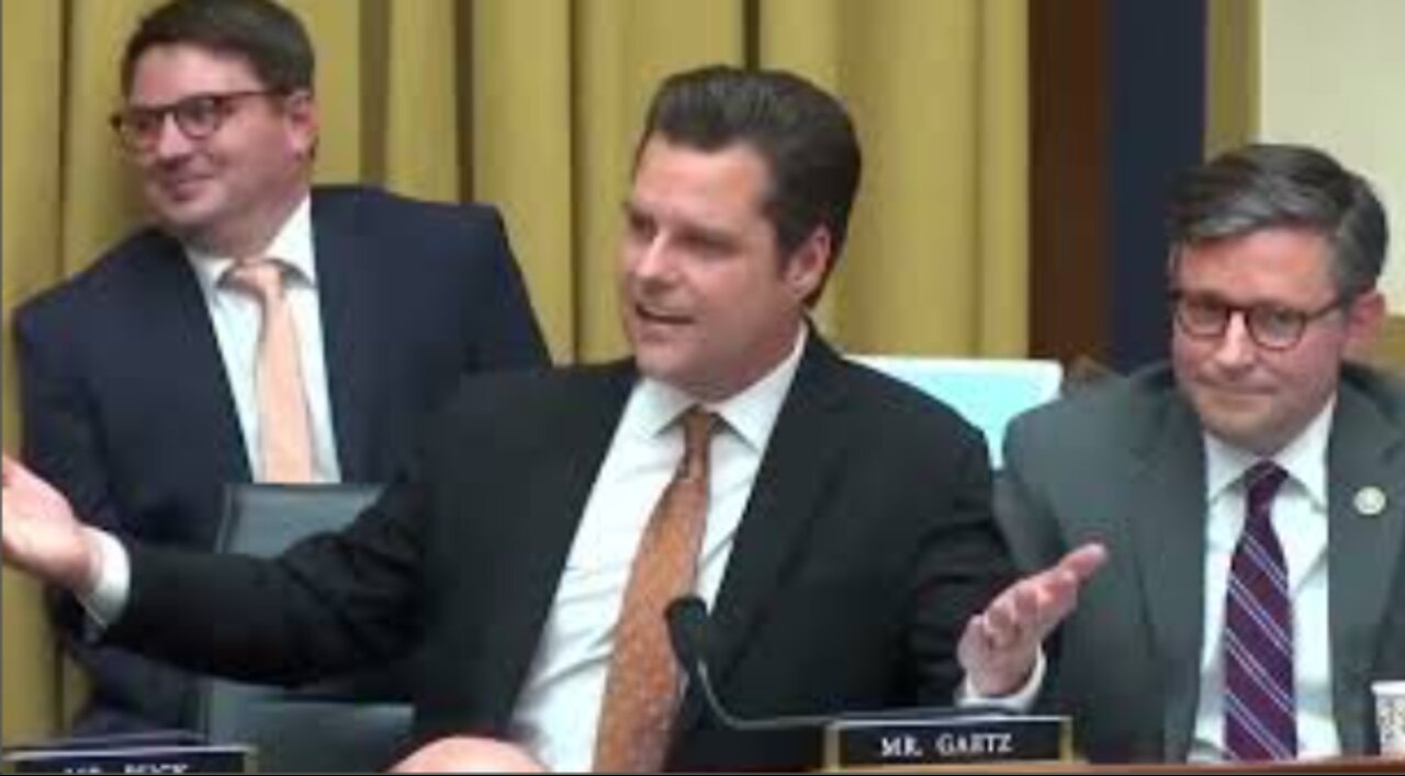 Fireworks erupt in the Judiciary Committee | Matt Gaetz Mic Drop🎤