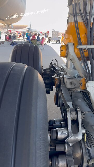 monster...how much just airplane wheel weigh 😲? Air Fest Tampa March 2024 #aviationgeek