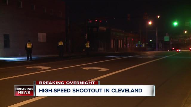 High-speed shoot out in Cleveland