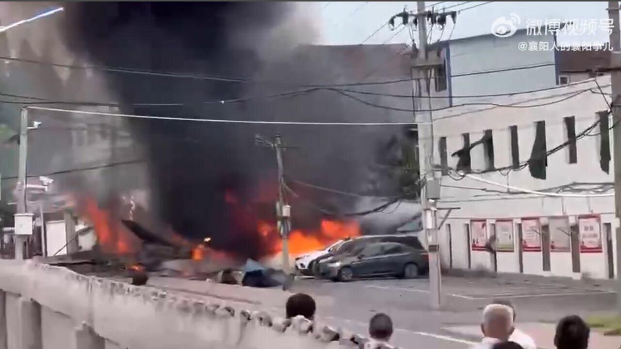 PLA Military Jet Crashes in Middle of Chinese City, Leaving at Least 1 Dead