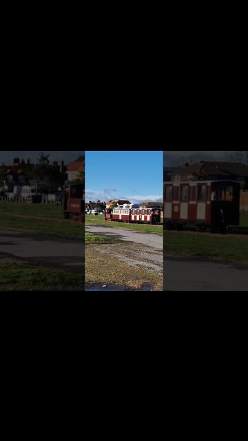 How cute is this! The Billy Train runs along Hayling Island Seafront